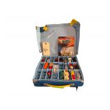 Vintage MatchBox Carry Case full of Matchbox Cars
