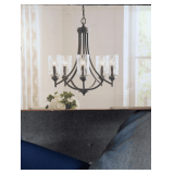Alan Rough 5 Light Chandelier