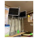 Chrome and Black Board Sale Sign