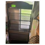 Black Metal Display Rack 25"x58"