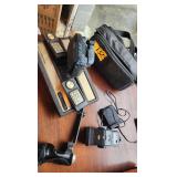 Mattel Electronics Intellivision Intelligemt Television - Panasonic VHS Recorder - Vivitar Camera accessories