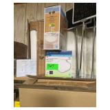 3 Overhead Lights and a 3 Bulb Vanity Light 18" Long