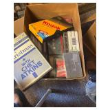 Box Full of Cassette Tapes and vintage VHS Tapes
