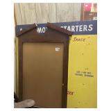 31"x47" Wood Frame with a 44"x48.5" Wood Sign