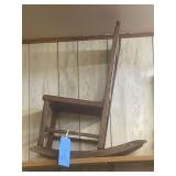 Childs Wooden Rocking Chair