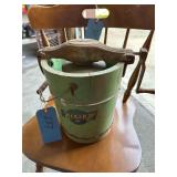 Vintage Alaska Ice Cream Freezer 12”H. 9”Diameter