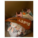 Box of Easter Decorations