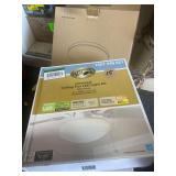2 Led Ceiling Fan Light Kits along with a Ceiling Light