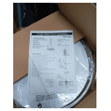 3-Light Metal Drum Chandelier