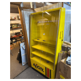 ACCEL Steel Locking Display Case Includes Keys - Wheels 36”W. X 70”H. X 16”D.
