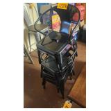 4 Metal Kids Chairs - New