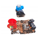 Motor - Battery - Hose Reel - Tarp - Straw