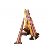 (8) Metal Poles - Approx. 16ft - Hand Load ONLY