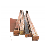 Lot of Beams - Scrap Steel - Corrugated Metal Sheets and Other Scrap Metal