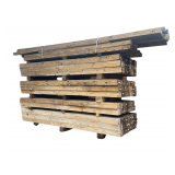 5 Stacks of 4x4 Wooden Posts - 12' Long - Approx. 80