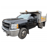 2012 Chevy Silverado 3500 Dump Truck - Aluminum Dump Body - Vortec 6.0 L - 186,625 Miles - VIN: 1GB3KZCG7CF140105