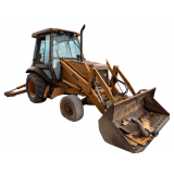 Case 580K Construction King Backhoe - Seat has been taken out