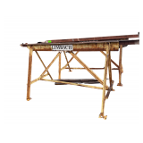 Pair of Heavy Duty Metal Saw Horses - Approx. 8’ Width - 4’ Height