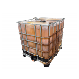250gal Poly Tote w/ Steel Cage
