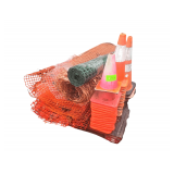 Safety Cones and Fence