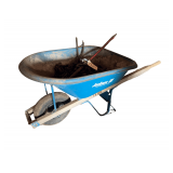 Wheel Barrow Loaded with Chain Binders