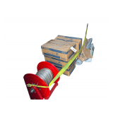 2 Reel Craft Electric Reel Winders Plenty of Electrical Wire Industrial Rools of Plastic Sheeting 10'x 100'