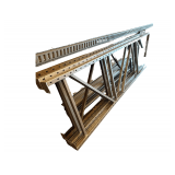 Aluminum Scaffolding- Saftey Rails - Wood Planking