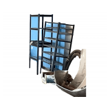 3 Metal and Wire Racks from 16'x 44' x 58' up to 16'x 42' x 66'