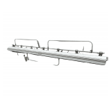 Van Mark M1250 Mark I Series Aluminum Sliding Brake - 12'6' Long