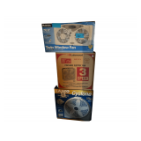 3 Fans Lakewood 20' ,Holmes Window , Lasko