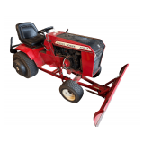 Wheel Horse C-125 Tractor - with Snow Blower - Plow - Mowing Deck - Parts Deck Included