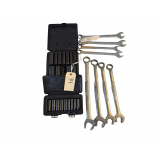 Pair of Combination Wrench Sets and Impact Socket Sets