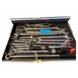 Contents of Drawer - Craftsman Wrenches - Combination Wrenches - Socket Wrenches - Breaker Bar Etc.