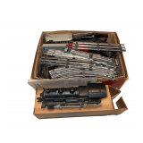 Lionel Train Set - Engine, Gondola Car, Tender, Tracks, & American Flyer No. 2 Transformer - See Photos