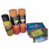 (3) Super Boost SPP6 Relay and Hard Start Capacitor Kits, (2) Castle Non Silicone Shine and Goof Off Pro Strength Remover