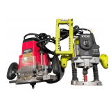 1/2' Plunge Router and 1/2'Ryobi Router w/ Router Template