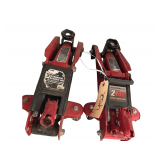 2-Compact Hydraulic Jacks No Handles