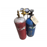 Pair of Tanks - Nitrogen and Acetylene