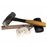 Rubber Mallet and Mini Sledge