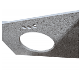 Granite Bathroom Vanity Top, Used 36.5x22.5