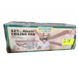 Heritage 52' Alexis Ceiling Fan - NIB