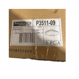 NIB Progress Lighting Appeal Collection 11 in. 2-Light Brushed Nickel Flush Mount with Opal Etched Glass