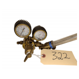 Nitrogen Gas Regulator and Flowmeter