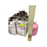 9 Empty 410A Refrigerant Bottles