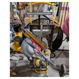 DEWALT 12-in 15-Amp Dual Bevel Sliding Compound Corded Miter Saw Model DWS780 with Wheeled Stand