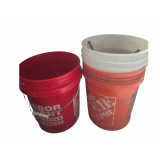 3, 5 Gallon Buckets Various Tools