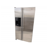 Jenn-Air Side by Side Stainless Steel Refrigerator Model JCD2295HES Tested, Working. 35 5/8' x 26 1/4' x 69 1/2'