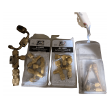 Assortment of New Brass Swivel Tees JB A31852, JB A31851 & Others