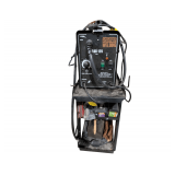 Chicago Electric Flux 125 Welder on Cart with Electrodes, Wire Gloves and Other Accessories