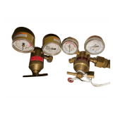 2 Brass Gas Regulators